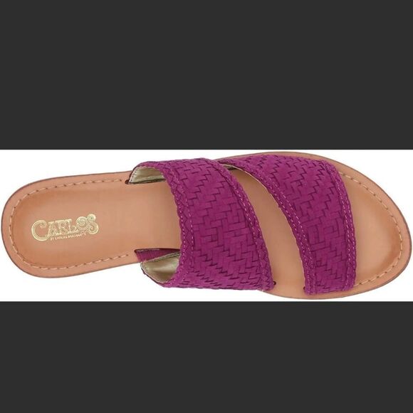 NEW CARLOS BY CARLOS SANTANA WOMEN'S HOLLY FABRIC SLIDE SANDAL - Picture 7 of 16